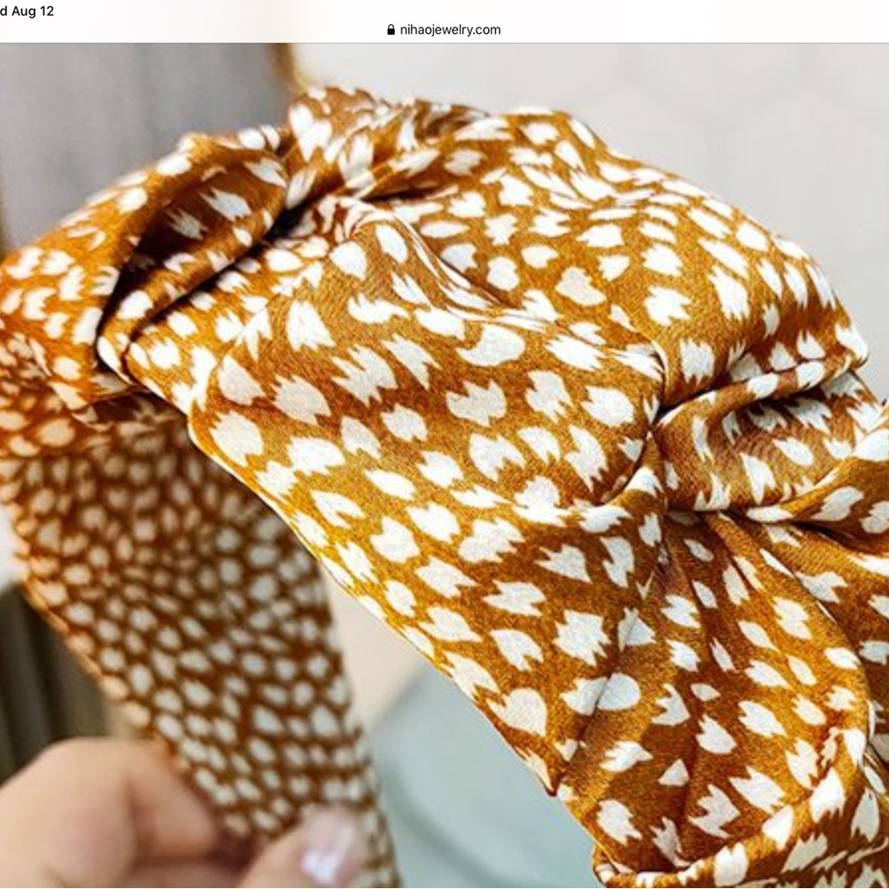 NEW-Two Handmade Headbands. - Picture 3 of 10